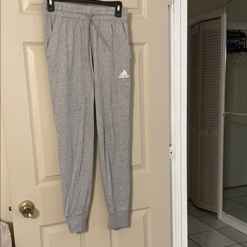 Adidas Kids Light Gray Sweatpants